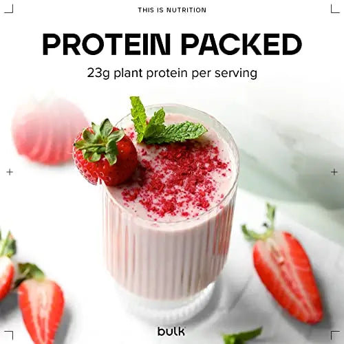 Bulk Gourmet Vegan Protein Powder, Strawberry, 700 g Bulk Au supplements
