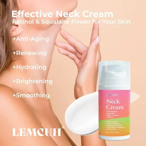 Neck Firming Cream for Women: Neck Cream - Neck Tightening Cream - Neck Creams Lemcuh Au supplements