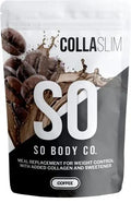 CollaSlim, Meal Replacement Shake with Added Collagen, Vitamins and Minerals, 800g, Balanced Meal Shake, Healthy Shake, Coffee Diet Shake. So Body Co Au supplements