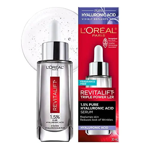 L'Oreal Paris Revitalift 1.5% Pure Hyaluronic Acid Face Serum, Hydrate & Reduce L’Oréal Paris Au supplements
