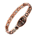 Jecanori Copper Bracelets for Women,Classic Magnetic Copper Bracelet,Valentine's Day Jecanori Au supplements