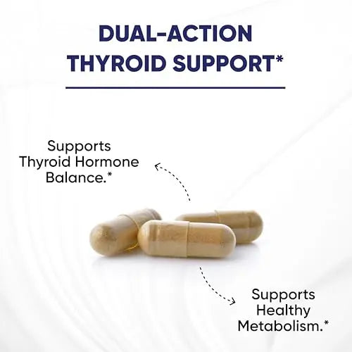 Sandhu's Thyroid Support Complex with Iodine Supplement|60 Capsules, 30 Days Supply Sandhu's Au supplements