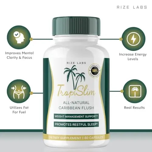 rize labs (5 Pack Tropislim Weight Loss Supplement, Tropislim Capsules for Total Body rize labs Au supplements