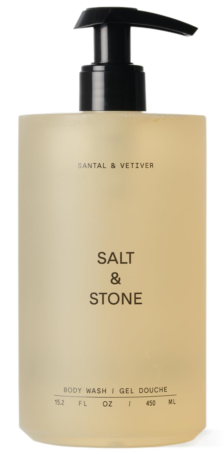 Salt & Stone Body Wash with Antioxidants for Deep Moisture | For Women & Men, Sulfate