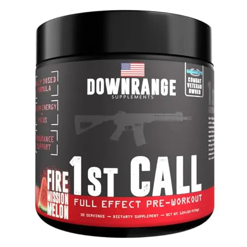 DownRange Supplements 1st Call Pre Workout Powder, Preworkout for Men & Women DownRange Supplements Au supplements