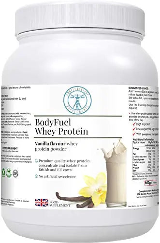 Complementary Supplements - BodyFuel Whey Protein Isolate & Concentrate Vanilla Flavour Complementary Supplements Au supplements