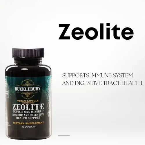 BUCKLEBURY Zeolite Micronized Smart Mineral Capsules - Supports Detox, Immune BUCKLEBURY Au supplements