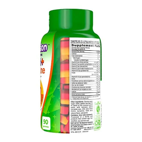 Vitafusion Multi+ Immune Support* – 2-in-1 Benefits & Flavors – Adult Gummy Vitamins with Vitamin C, Zinc Vitafusion Au supplements
