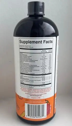 MaryRuth's Liquid Multivitamin+Hair Growth | Clinically Tested for Thicker Hair & Facial Wrinkles in Women | Biotin 10000mcg | Lustriva Hair Growth Supplement | MaryRuth Organics Au supplements