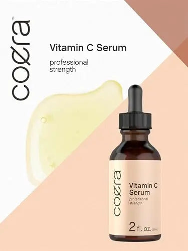 Vitamin C Serum for Face | 2 oz | Brightening Serum for Dark Spots | Paraben & SLS Free Coera Au supplements