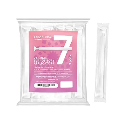 SEROVERA Seroflora Boric Acid Suppositories Applicators for Women, Individually Wrapped Pack of 7 SEROVERA Au supplements