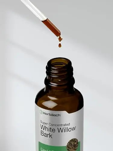 White Willow Bark Extract | 2 fl oz | Alcohol Free Liquid Tincture | Super Concentrated Horbäach Au supplements