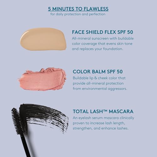 Colorescience Total Protection Face Shield Flex SPF 50, Zinc Oxide Formula, Medium, 1.8 fl. oz.