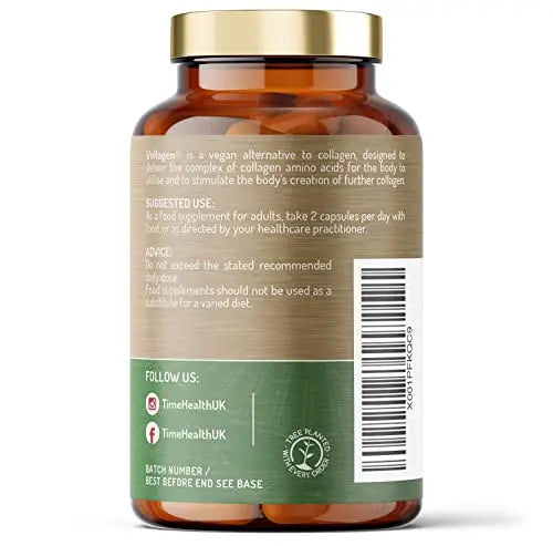 Vollagen® Advanced Vegan Collagen - 18 Amino Acid Complex in Ratio of Collagen Time Health Au supplements