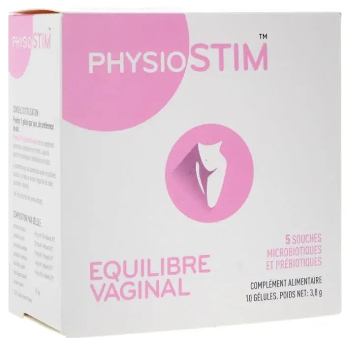 Laboratoire Immubio Physiostim Vaginal Balance 10 Capsules My Store Au supplements