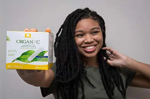 Organyc 100% Certified Organic Cotton Tampons, Plant-Based Eco-Applicator, Regular Flow, 16 Count Organyc Au supplements