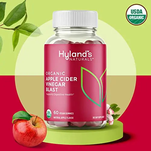 Hyland's Naturals Organic Apple Cider Vinegar Blast Gummies, Digestive Health Suppor Hyland's Au supplements