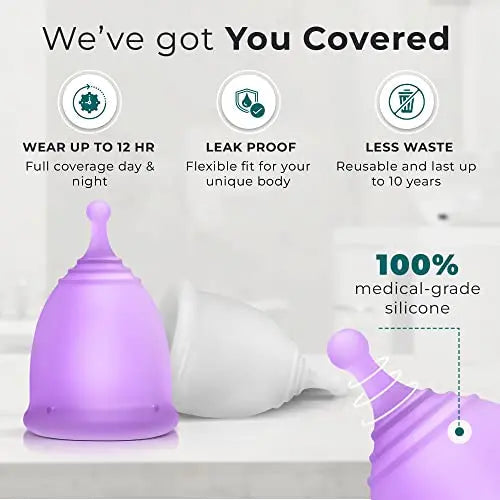 Carecup Menstrual Cup Sterilizer - Modern Menstrual Cup Cleaner Unscented Sanitizer - 2-Minute Carecup Au supplements