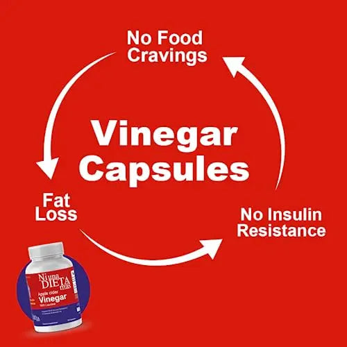 Reduce Abdominal Fat - Vinegar Capsules - Best for Weight Loss - Glucose Ni una dieta más Au supplements