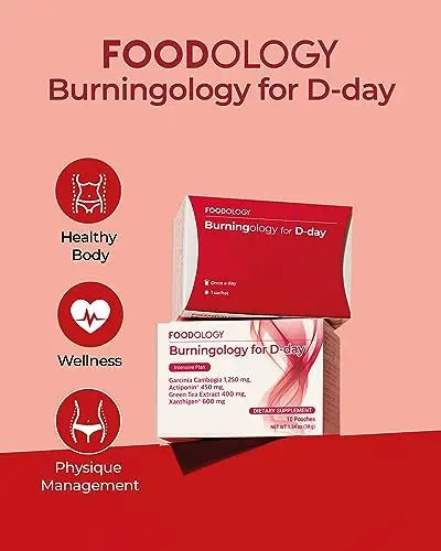 FOODOLOGY Burningology D-Day (Pack of 1, 10 Days) - Jiaogulan, Wakame Complex, Green Tea Extract FOODOLOGY Au supplements