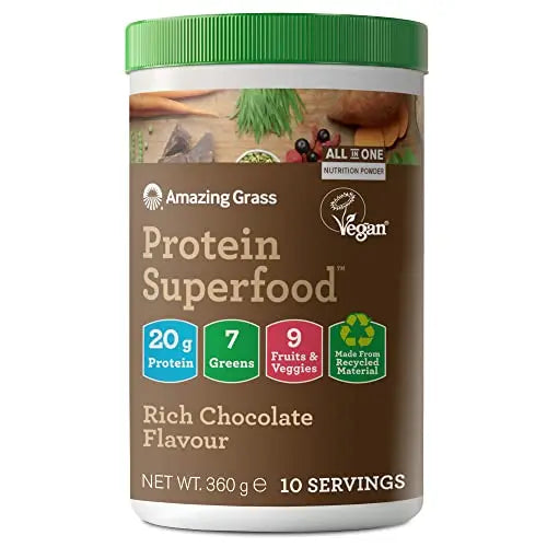 Amazing Grass Protein Superfood, Organic Vegan Protein Powder with Fruit and Vegetables Amazing Grass Au supplements