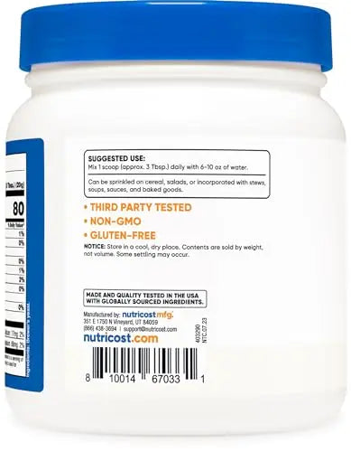 Nutricost Brewers Yeast Powder 1LB (16oz) - Non-GMO, Vegetarian Friendly Nutricost Au supplements