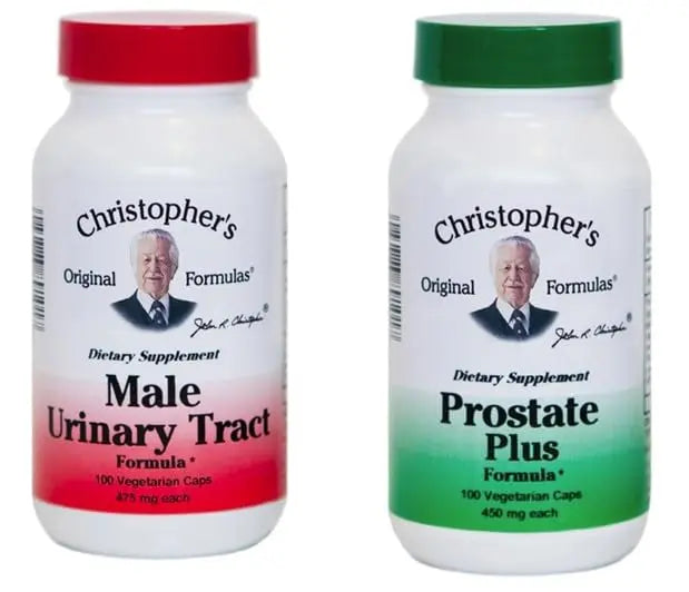 Dr. Christopher’s Original Formula Bundle of Prostate Plus and Male Urinary Tract Formula | 100 Vegetarian Capsules in Each Bottle | Dietary Supplements | USDA Organic Generic Au supplements