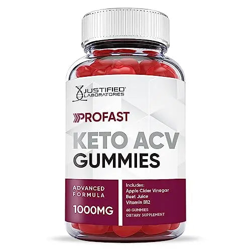 Justified Laboratories ProFast Keto ACV Gummies 1000MG Pro Fast Vegan Non GMO Justified Laboratories Au supplements