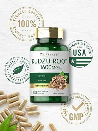 Carlyle Kudzu Root | 100 Extract Capsules | Non-GMO and Gluten Free Formula Carlyle Au supplements