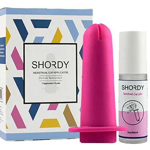 SHORDY Applicator Tool for Menstrual Cups for Easy Insertion with Lube Gel, Reusable Period Cup SHORDY Au supplements