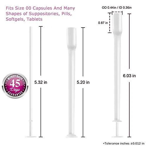 Nieteyrue 20-Packs Suppository Applicators for Women, Disposable, Individually Wrapped Nieteyrue Au supplements