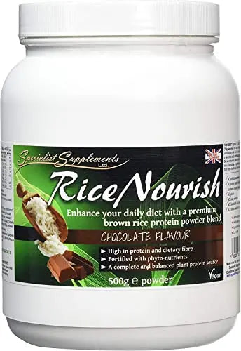 Specialist Supplements RiceNourish Chocolate Flavour Protein Powder 500g Specialist Supplements Au supplements
