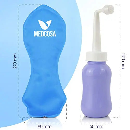 Medcosa Female Ice Pack and Perineal Bottle Set | Reusable Perineal Cold Packs & Portable Bidet Spray BottleMedcosa Female Ice Pack and Perineal Bottle Set | Reusable Perineal Cold Packs & Portable Bidet Spray Bottle Medcosa Au supplements