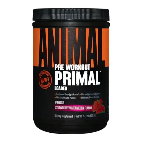 Animal Primal Muscle Hydration + Preworkout Powder – Contains Beta Alanine, 3DPump Animal Au supplements