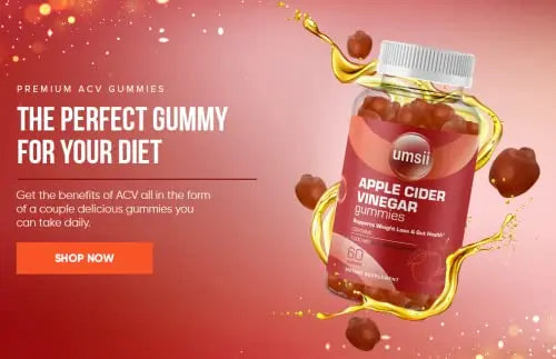 umsii Apple Cider Vinegar Gummies | 1,000 mg Organic Extract | Can Promote Gut Health umsii Au supplements