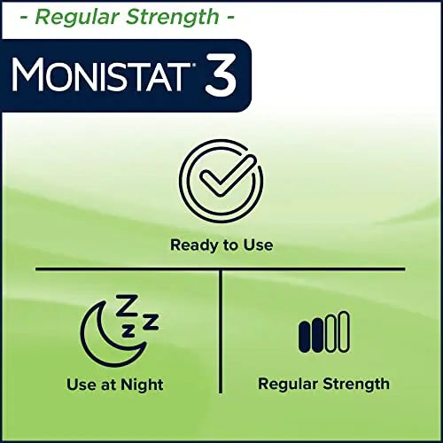 Monistat 3 Day Yeast Infection Treatment for Women, 3 Miconazole Pre-Filled Cream Applicators, 1 Pack Monistat Au supplements