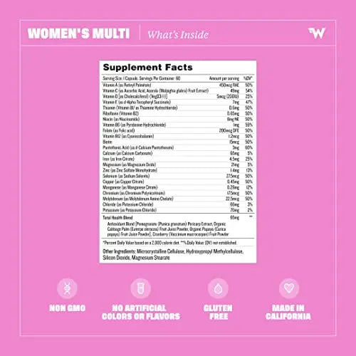 Health By Habit Womens Multi Supplement (60 Capsules) - 23 Essential Vitamins Health By Habit Au supplements