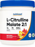 Nutricost L-Citrulline Malate 2:1 (300g) Fruit Punch - Workout Support, Muscle Performance Nutricost Au supplements