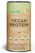 Vegan Protein Powder - Vanilla Flavour - Plant-Based High Protein Powder - 25g Protein per 36g Serving Nutravita Au supplements