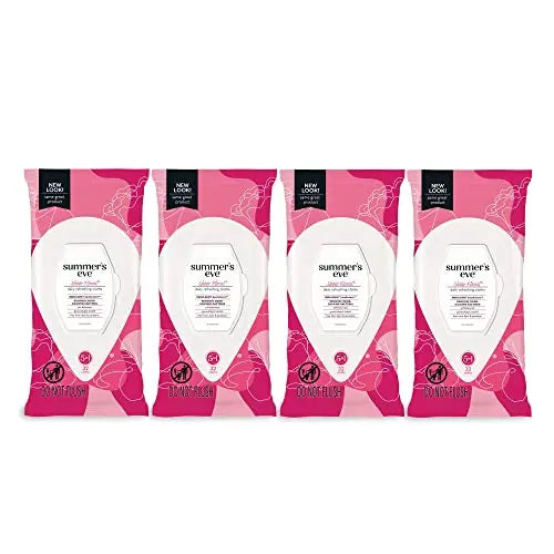 Summer's Eve Sheer Floral Daily Refreshing Feminine Wipes, Removes Odor, pH balanced Summer's Eve Au supplements