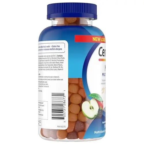 Centrum MultiGummies Gummy Multivitamin for Men, Multivitamin/Multimineral Supplement with Selenium, Antioxidants and Vitamin D3 Centrum Au supplements