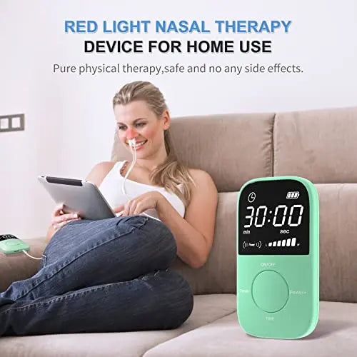 LASEPREHT Red Light Nasal Therapy Device, 650nm Red Light Device for Nose Sore Throat LASEPREHT Au supplements