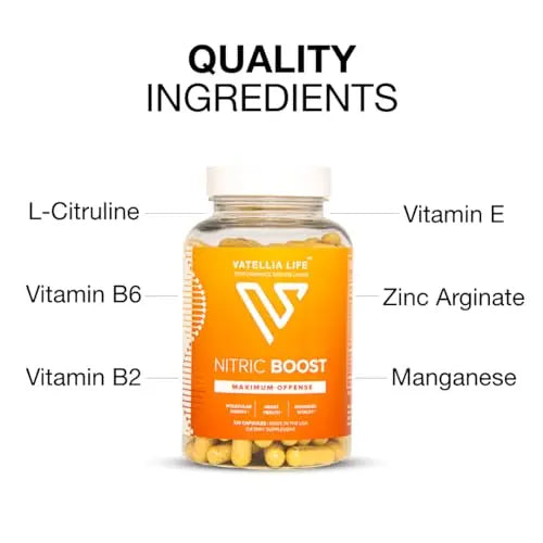 Vatellia Life Nitric Boost - Nitric Oxide for Blood Pressure Support, Natural Circulation Vatellia Life Au supplements