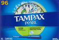 Tampax Pearl Unscented Super Absorbency Tampons, 96 Count Tampax Au supplements