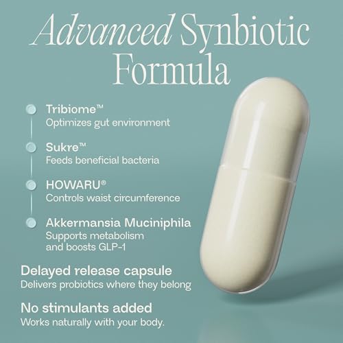 BIOMA GLP-1 Booster - Natural Appetite Control Supplement with Clinically Proven Probiotics, Prebiotics & Postbiotics - Support Weight Management & Satiety, (60 Capsules - 30 Day Supply) BIOMA Au supplements