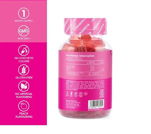 Novomins Collagen Gummies - Marine Collagen Gummies - Superior Type 1 Hydrolysed Collagen novomins Au supplements