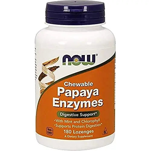 NOW FOODS Papaya Enzyme Chewable, 180 Count NOW FOODS Au supplements