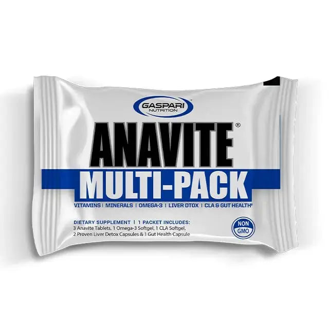 Gaspari Nutrition Anavite, Full Spectrum Multi-Vitamin Packs, Anavite Multivitamins, CLA, Omega 3s, Proven Gut, and Proven Liver Detox Gaspari Nutrition Au supplements