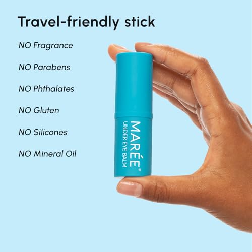 MAREE Under Eye Balm Stick Hydrating – Retinol Caffeine Under Eye Brightener Stick for Older Women – Collagen Undereye Cream