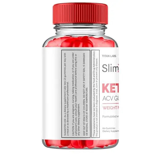 (2 Pack) SlimX Keto ACV Gummies, SlimX Keto ACV Advanced Weight Loss 1000MG Apple Titan Labs Au supplements